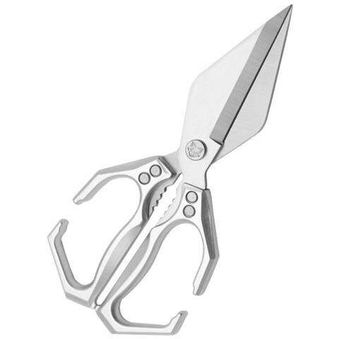 Forbici Da Cucina Multifunzionali Per Impieghi Gravosi - Cesoie Per Alimenti Per Il Taglio Delle Ossa Silver - Foto 1