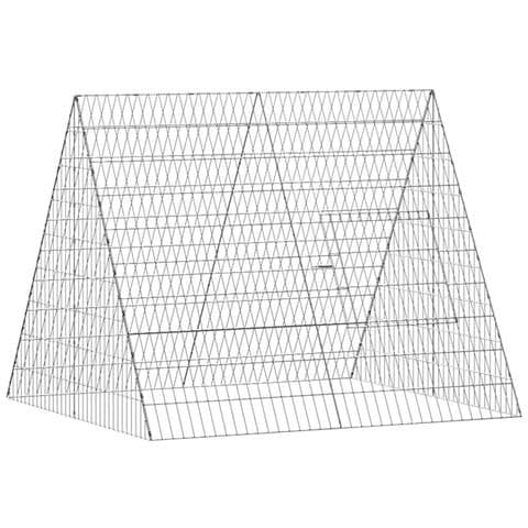 Gabbia per polli Argento 110 x 100 x 85 cm Acciaio zincato - Foto 1