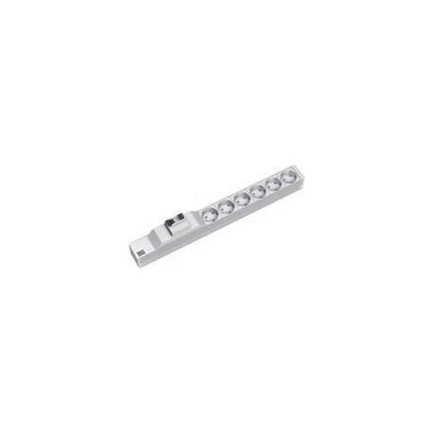 333.411 unità di distribuzione dell'energia (PDU) 6 presa (e) AC 1U Grigio, Argento - Foto 1