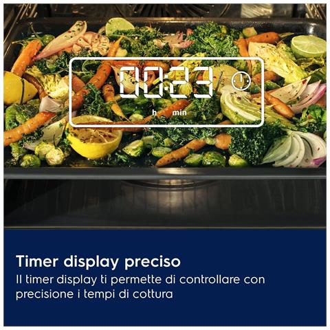 Forno Incasso Steam Crisp (25%Vapore) Classe A 60 Cm MADE IN ITALY LOC3H44TX - Foto 2