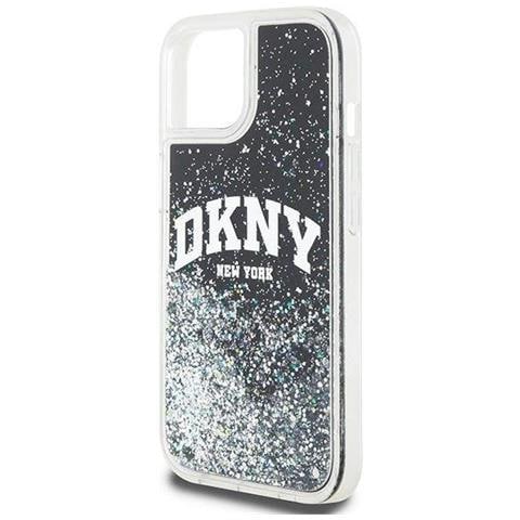 Dkny Liquid Glitter Big Logo Case Per Iphone 12 Pro / 12 - Colore Nero - Foto 1