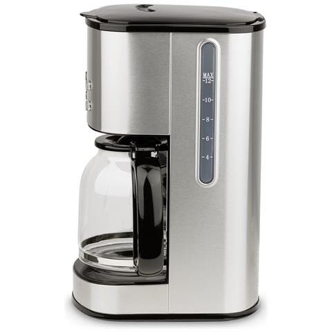 Macchina per caffé americano MG30 SILVER, con filtro in acciaio inox da 1,5 l (12 tazze), caraffa in vetro graduato, mantenimento in caldo - Foto 2