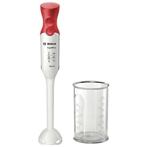 Frullatore ad Immersione MSM64010 Potenza 450 Watt Colore Bianco / Rosso - Foto 1