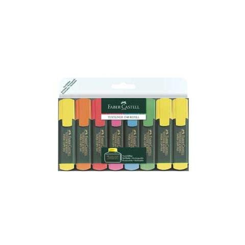 busta 8 evidenziatori textliner 1548 faber castell - Foto 1