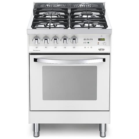 Lofra - Cucina a Gas PBP66GVT / C 4 Fuochi a Gas Forno a Gas Ventilato  Classe A Colore Bianco Perla - ePRICE