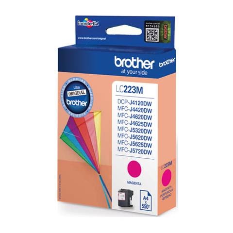 LC223MBP Cartuccia Ink Originale Magenta perMFC-J4420DW MFC-J4625DW Capacità 550 Pagine  - Foto 1