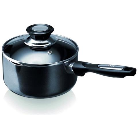 13076174, Pentolino Con Coperchio 16 Cm, Pro Induc In Alluminio, Interno Rivestito, Adatta A Tutti I Fornelli, Induzione Incluso - Foto 2