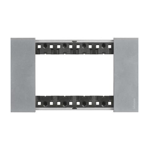 Placca Living Now 4 Moduli Colore Moon Ka4804nw - Foto 1