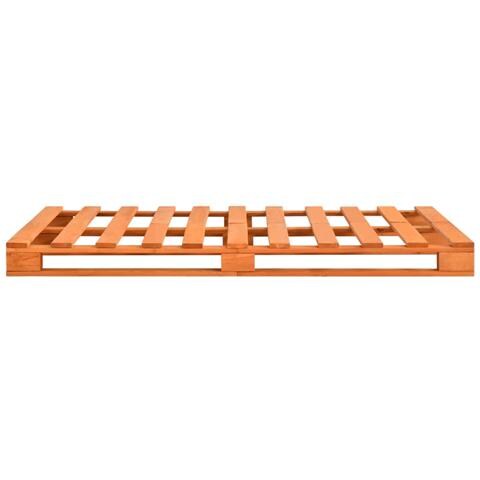 Giroletto In Pallet Marrone Legno Massello Di Pino 200x200 Cm - Foto 7