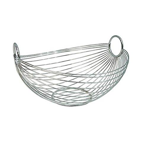 24895 Fruttiera Ovale Cromata 28x25,5x16 Cm - Foto 2