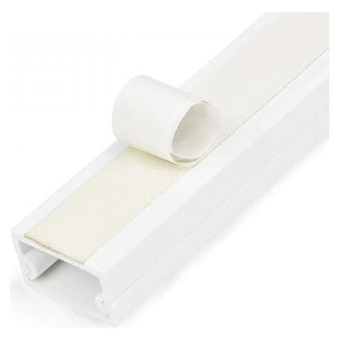 Canalina Di Cablaggio Cavi Adesiva Da 1m 19x11mm - Foto 3