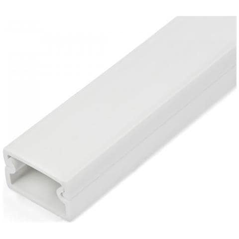 Canalina Di Cablaggio Cavi Adesiva Da 1m 19x11mm - Foto 1