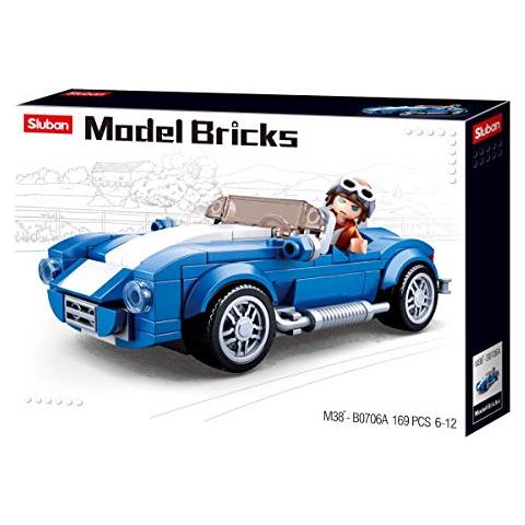 Klemmbausteine 101380706a Sl07142 - Passeggino Sportivo Classico (172 Pezzi) [ m38 B0706a] , Set Da Gioco, Mattoni, Auto Da Corsa, Con Personaggio Da Gioco, Car Club - Foto 1