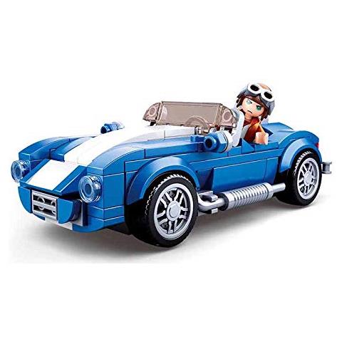 Klemmbausteine 101380706a Sl07142 - Passeggino Sportivo Classico (172 Pezzi) [ m38 B0706a] , Set Da Gioco, Mattoni, Auto Da Corsa, Con Personaggio Da Gioco, Car Club - Foto 2