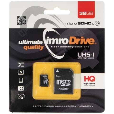 Scheda Di Memoria Micro Sdhc 32gb Classe 10, Nero - Foto 1