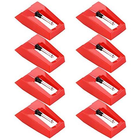 8 Pezzi Di Ricambio Giradischi Giradischi Ago Dello Stilo Di Diamante Aghi Da Vinyl Record Player - Foto 1