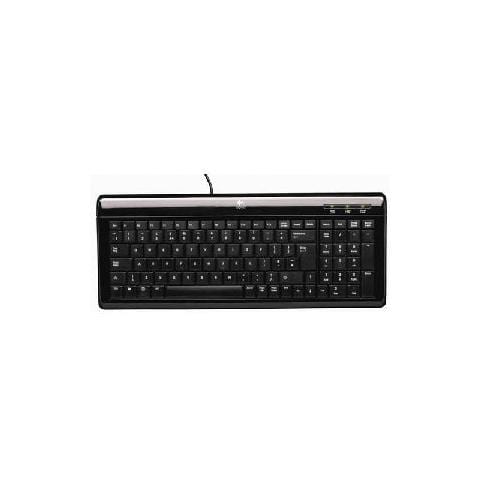 Ultra-Flat Keyboard, IT USB+PS / 2 Nero tastiera - Foto 1
