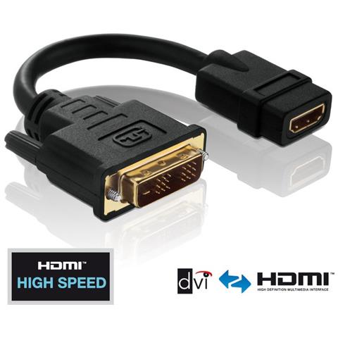 PureInstall PI065, 0,1m, DVI-D, HDMI - Foto 2
