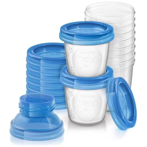 Set Vasetti per Conservazione del Latte Materno Set da 10 Pezzi 180 ml - Foto 2