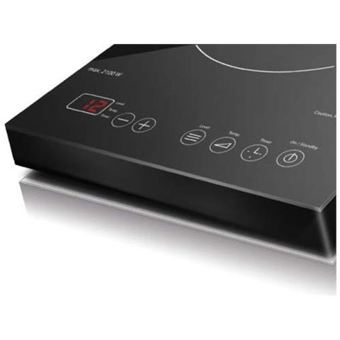 Piano Cottura Pro Menu 2100 a Induzione da Tavolo 1 Zona Colore Nero  - Foto 2