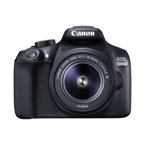 EOS EOS 1300D + EF-S 18-55 DC III + 75-300 DC III, Kit fotocamere SLR, CMOS, 5184 x 3456 Pixel, 5184 x 3456, 3456 x 2304, 2592 x 1728, 1920 x 1280, 720 x 480, 4608 x 3456, 3072 x 2304, 2304 x 1728, 3:2, 22,3 x 14,9 mm - Foto 1
