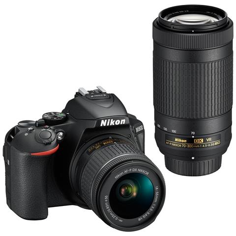 D5600 + AF-P DX 18-55mm + AF-P DX 70-300mm, Kit fotocamere SLR, CMOS, 6000 x 4000 Pixel, 6000 x 4000, 4496 x 3000, 2992 x 2000, 23,5 x 15,6 mm, DX - Foto 9