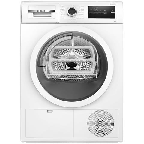 Bosch Serie 4 WTH85V18II Asciugatrice a pompa di calore 8 kg Bianco, Libera installazione, Caricamento frontale, Pompa di calore, Bianco, Manopola, Touch, Bianco - Foto 1
