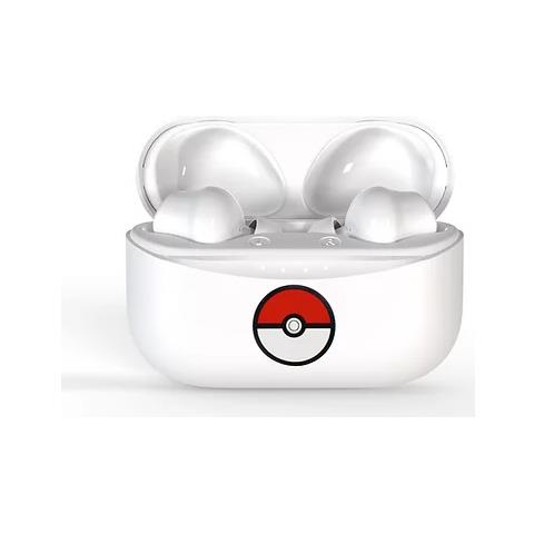 Cuffie Senza Fili Tws Bluetooth 5.3 Con Custodia Design Pokéball, Bianco - Foto 2