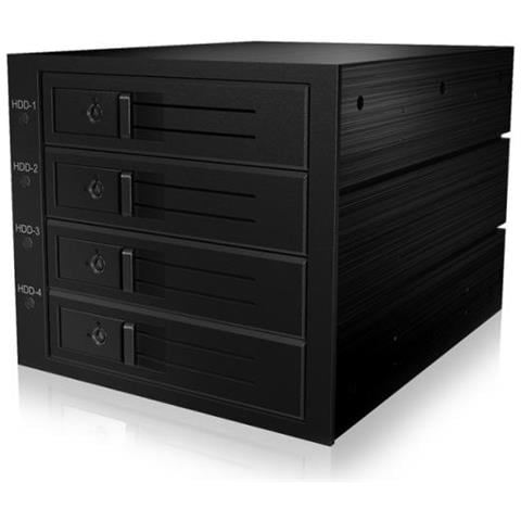 Array di Dischi IB-564SAS-12G per Hard Disk da 3.5" Colore Nero - Foto 1