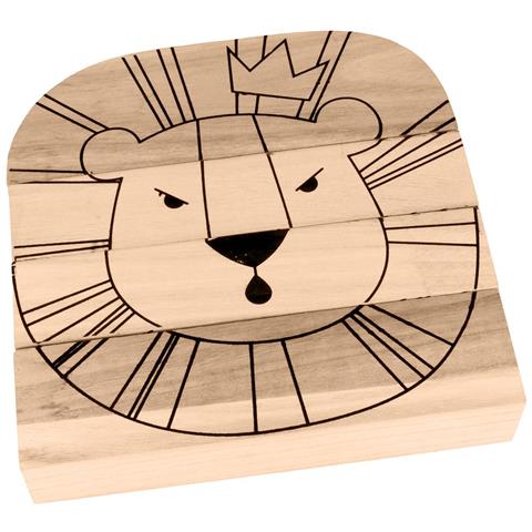 Puzzle Di Legno Dell'umore Del Leone - Foto 2