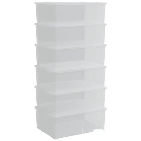 Contenitori In Plastica 6 Pz 10 L Impilabili - Foto 1