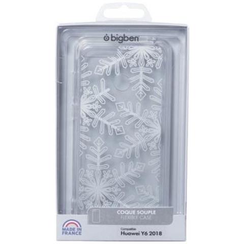 Cover Per Huawei Y6 2018 Fiocchi Di Neve Rigida, Trasparente - Foto 2