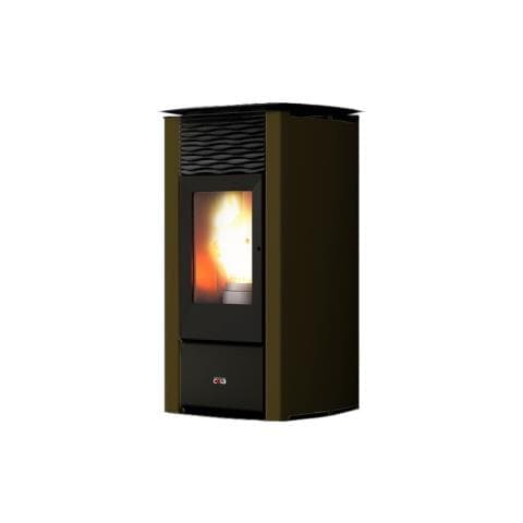 Termo Focus Plus stufa Libera installazione Pellet Nero, Marrone, Verde - Foto 1