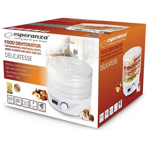 Essiccatore Di Alimenti Esperanza Ekd003 250 W - Foto 3