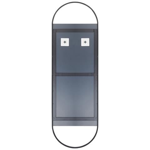 Specchio Vallery 40 Cm 120 Cm Metallo Nero - Foto 2