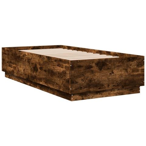 Giroletto Luci Led Rovere Fumo 90x190 Cm In Legno Multistrato - Foto 3