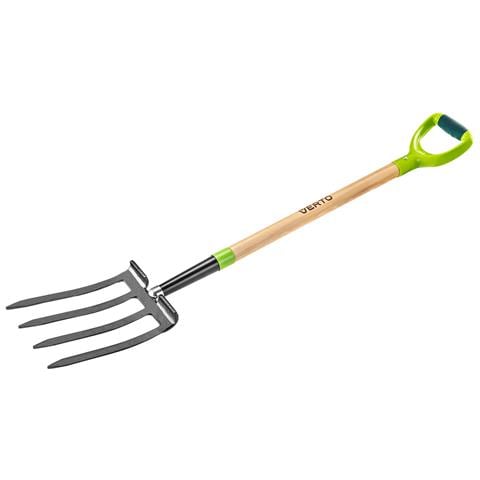 Forca Da Scavo, 4 Denti, Manico In Legno, Manico In Plastica - Foto 1