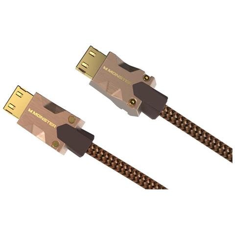 Cavo Hdmi M2000 Uhd 4k Hdr10+ 25 Gbit /s 1,5m, Marrone Chiaro - Foto 1