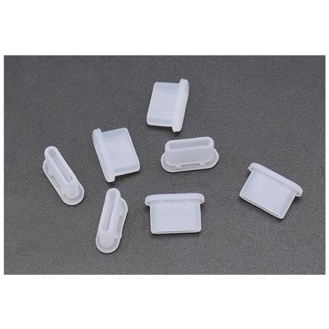 Tappi Antipolvere Di Tipo C In Confezione Da 5 Per Telefoni E Laptop. Tappi Antipolvere Universali Di Tipo C Transparent - Foto 3