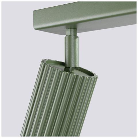 Lampada Da Soffitto Karbon 3l Verde Oliva Sl. 1619 - Minimalista Lampada Da Soffitto Verde Oliva 16.5x45x6.5 Cm - Foto 8