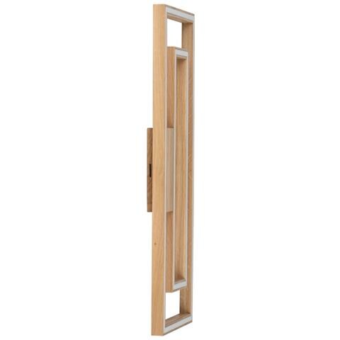 Lampada A Soffitto Zancara - Marrone - Legno - 38x83x5 Cm - Foto 8