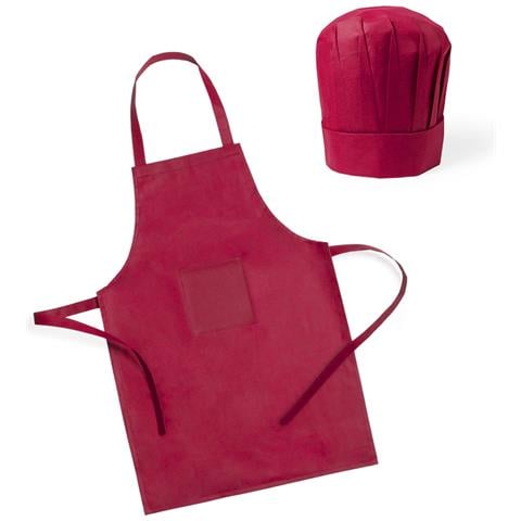 Legox, Set Per Bambini Di Grembiule E Cappello Da Chef. Grembiule Con Tasca Anteriore E Nastri Di Regolazione. - Foto 1