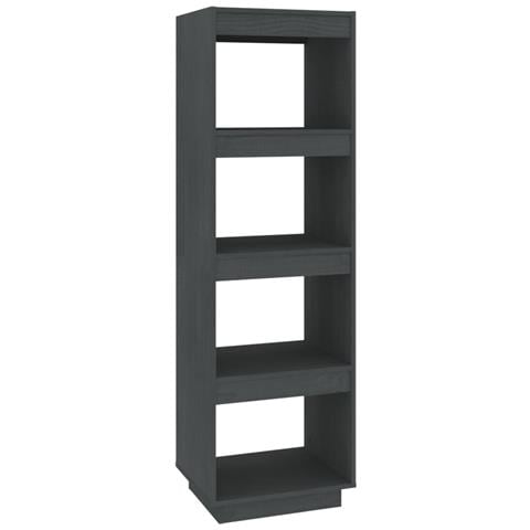 Libreria /divisorio Grigio 40x35x135 Cm In Massello Di Pino - Foto 1