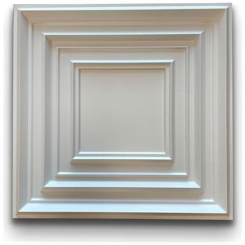 €3,49 Bugna Per Boiserie A Parete, Rivestimento A Soffitto E Porte In Pvc 3d 50x50cm - Foto 1