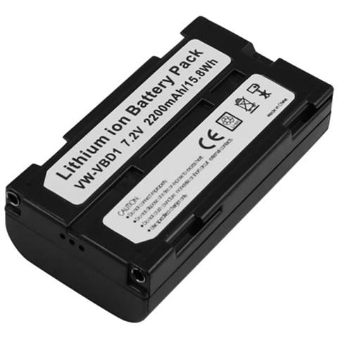 Batteria Li-ion 2200mah Per Videocamera Panasonic Ag-ez1 7.2v - Foto 1