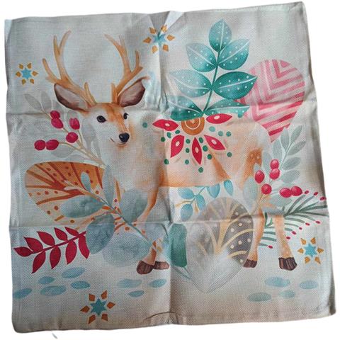 Set Di Federe Natalizie Per Cuscini 50 X 50 Cm 4 Pezzi - Foto 5