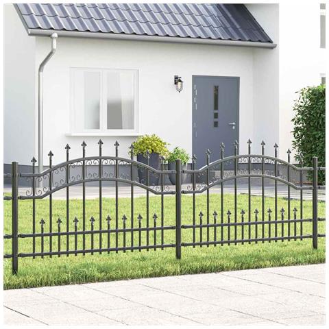 Recinzione da giardino Grigio 115 cm - Foto 2