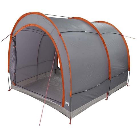 Tenda porta biciclette Grigio e arancione 256 x 222 x 182 cm - Foto 1