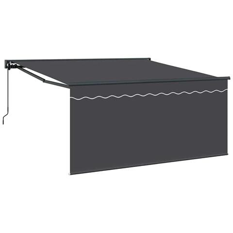 Tenda Retrattile Grigio e antracite 300 x 250 cm - Foto 1