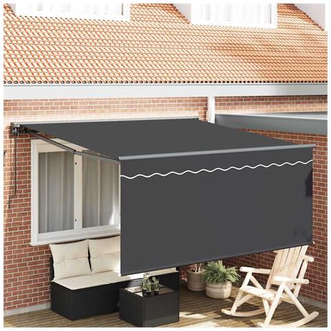 Tenda Retrattile Grigio e antracite 300 x 250 cm - Foto 2